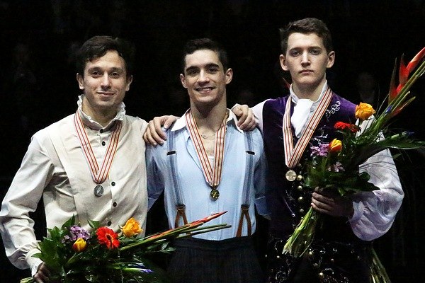 The 2016 medalists in the men's event