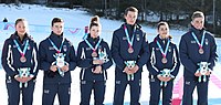 Annika Sieff, Stefano Radovan, Jessica Malsiner, Mattia Galiani, Silvia Campione en Elia Barp