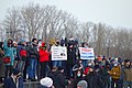 Во время протеста на площади Петра Великого в Липецке в 15:00