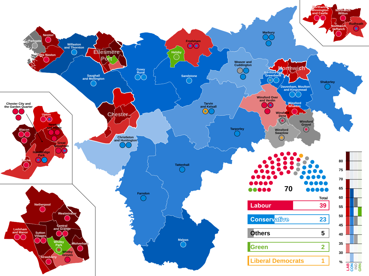 2023 Cheshire West and Chester Council election - Wikipedia