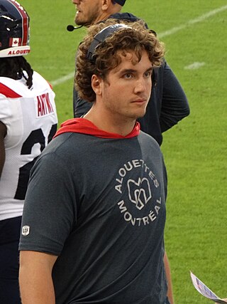 <span class="mw-page-title-main">David Brown (Canadian football)</span> Canadian gridiron football player and coach (born 1994)