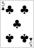 5 of Clubs