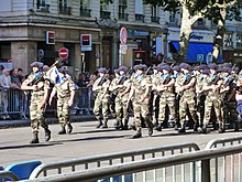 The 7e Bataillon de Chasseurs Alpins on parade, 2016 7e BCA - Lyon-13-07-2016 (4).jpg