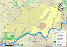 Mappa a colori che mostra l'uso del suolo.