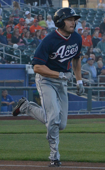 Pollock with the Reno Aces in 2012
