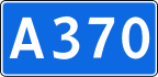 Федералды тас жол A370 қалқаны}}