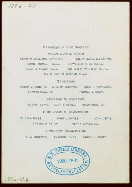 File:ANNUAL DINNER (held by) ST. DAVID'S BENEVOLENT SOCIETY OF THE CITIES OF NEW YORK AND BROOKLYN (at) WESTMINSTER HOTEL (HOT) (NYPL Hades-269590-4000000582).tiff