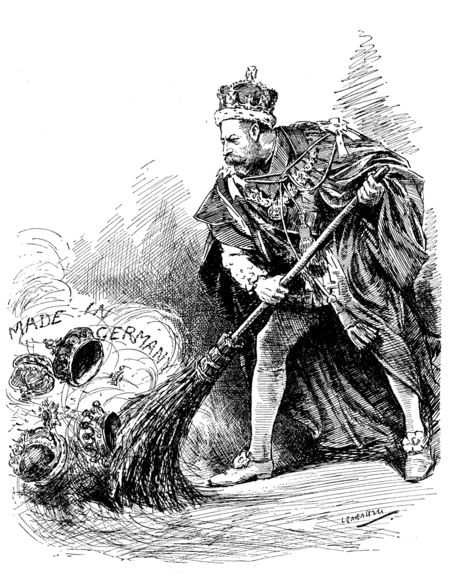 Tập tin:A Good Riddance - George V of the United Kingdom cartoon in Punch, 1917.png
