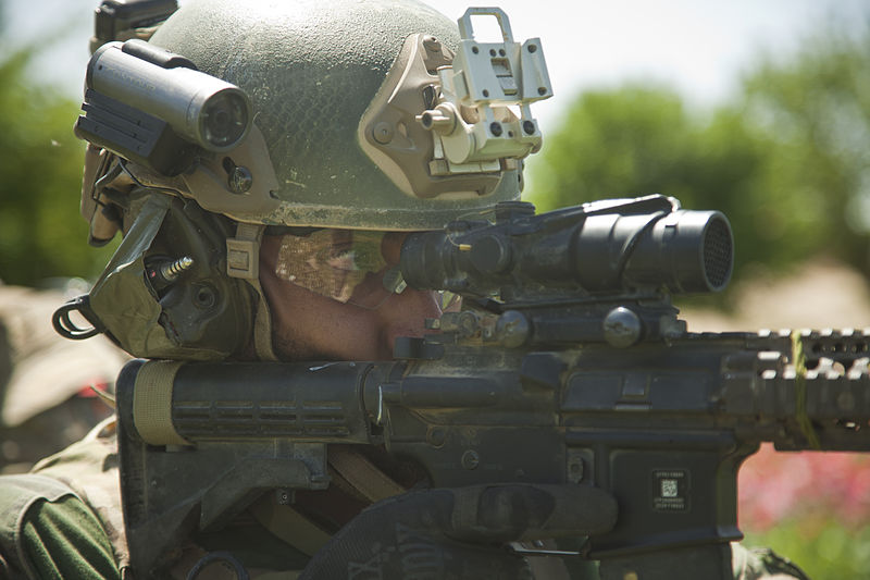 File:A U.S. Marine with a Marine special operations team provides security for Afghan National Army Special Forces soldiers helping Afghan Local Police officers build a checkpoint in Helmand province, Afghanistan 130403-M-BO337-190.jpg