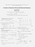 Миниатюра для Файл:A system of equations having no nontrivial solutions (IA jresv71Bn4p181).pdf