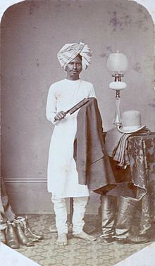 A valet in India, c. 1870 A valet in India.jpg