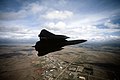 Air to air view right side view of a 9th Strategic Reconnaissance Wing's SR-71 Blackbird reconnaissance aircraft as it banks left for an approach into Beale Air Force Base, Californ - DPLA - 97ae908ce9fbff2a05f33c1f98b89be8.jpeg
