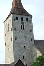 Aiud reformater l'église-la tour.JPG