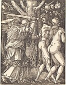 The Expulsion from Paradise from the Small Passion, 1510, 12.5 × 9.8 cm, National Gallery of Art