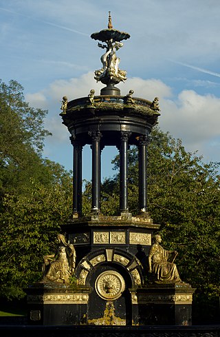 <span class="mw-page-title-main">Saracen Fountain</span> Fountain in Alexandra Park, Glasgow, Scotland, UK