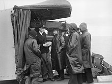 Gunners on board HMS Grenville during a Large Scale Reconnaissance Carried Out by British and American Battleships, Cruisers, Aircraft Carriers and Destroyer 25-29 July 1943 (IWM A18340) Allied Naval Reconnaissance in Enemy Waters. 25 To 29 July 1943, on Board HMS Greenville during a Large Scale Reconnaissance Carried Out by British and American Battleships, Cruisers, Aircraft Carriers and Destroyers. Fo A18340.jpg