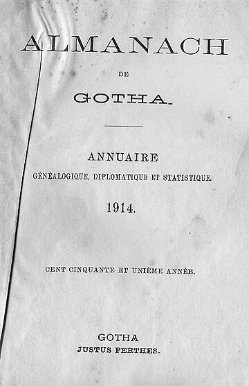 Almanach de Gotha