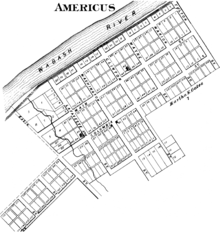 Americus in 1878. Americus, Indiana 1878.png