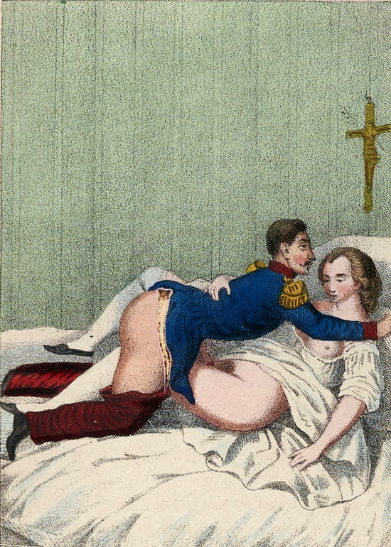 Amours, galanteries, intrigues, ruses et crimes des capucins et des religieuses, 1788, Figure Tome 1 P. 82.
