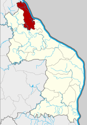 Distretto di Ban Phaeng – Mappa