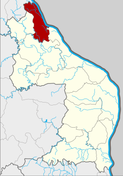 Nakhon Phanom Province bölgesindeki bölge konumu