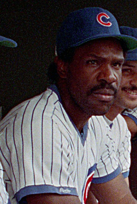 Dawson with the Chicago Cubs in 1988.