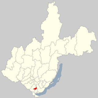 Ангарский районАнгарский городской округ на карте