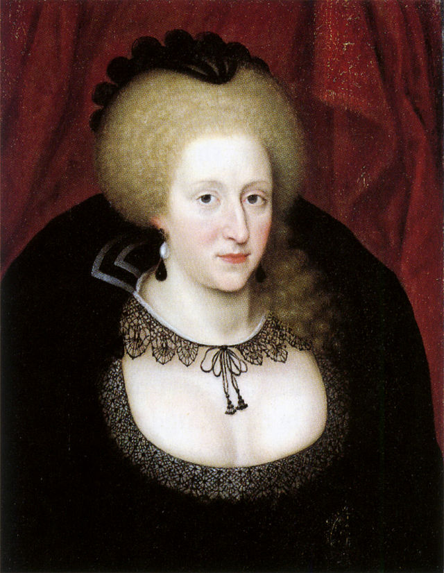Anne of Denmark attributed to Marcus Gheeraerts the Younger