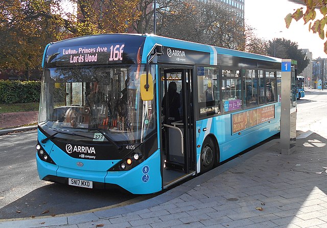 Arriva Kent and Surrey Alexander Dennis Enviro200 MMC in October 2018 in the 2018 livery