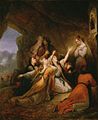 “ผู้หญิงกรีกขอให้พระแม่มารีช่วย” (Greek Women Imploring at the Virgin of Assistance) ค.ศ. 1826 โดย อารี เชฟเฟอร์ (Ary Scheffer)