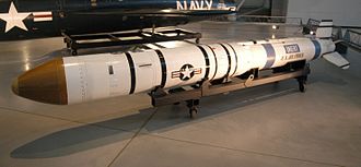 A missile carried by the F-15 Eagle fighter jet to shoot down satellites Asat missile 20040710 150339 1.4.jpg