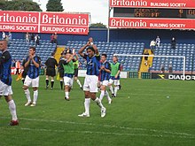 Williams whilst playing for Stockport County, Summer 2007 AshWilliamsSCFC07.jpg