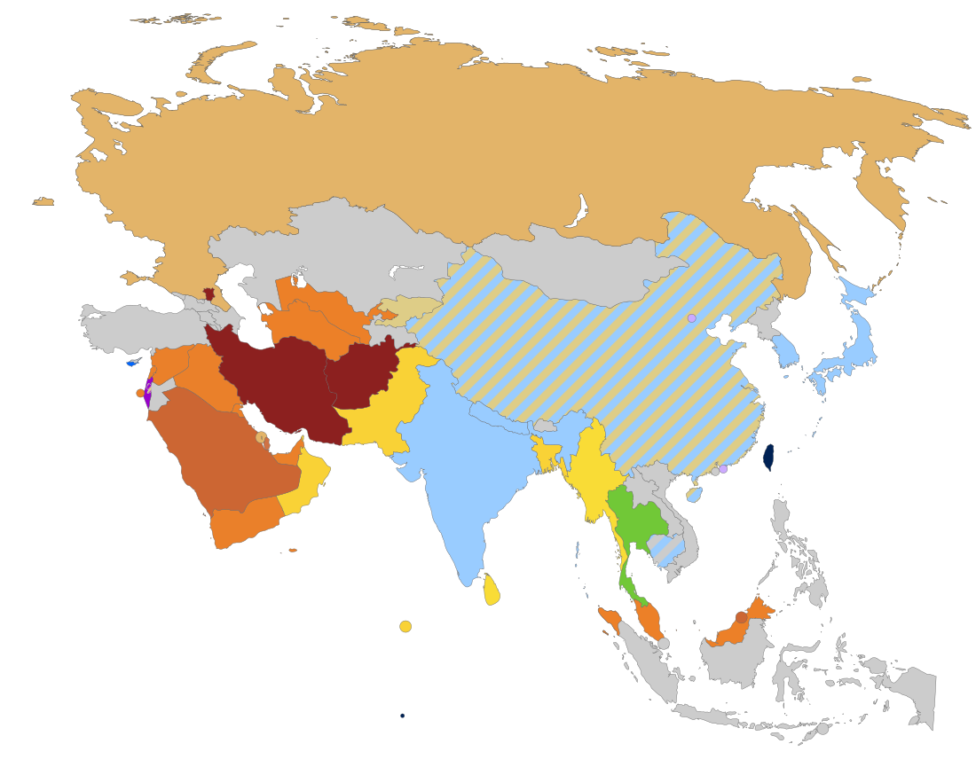 Recognition of same-sex unions in Asia