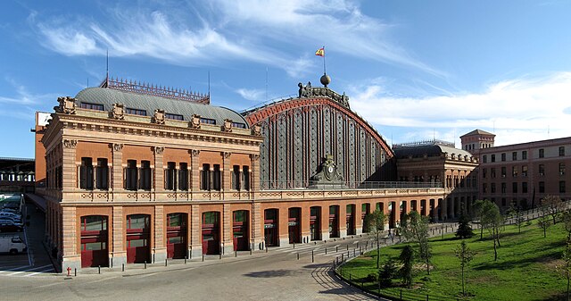 Exterior of old Atocha station