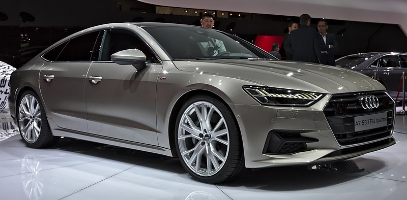 File:Audi A7 Sportback II Genf 2018.jpg