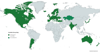 <span class="mw-page-title-main">Australia Group</span> Multilateral export control regime established in 1985