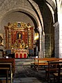 Saint-Jacques-le-Majeur kirke i interiør fra Béost