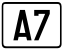 Kartridż oznakowania reprezentujący A7