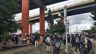 BLM event on Juneteenth, PDX