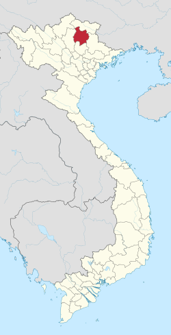 Location of Bắc Kạn within Vietnam