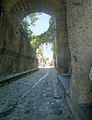 main entrance, looking inside