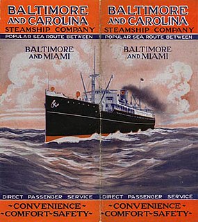 A. H. Bull Steamship Company American passengers and shipping company