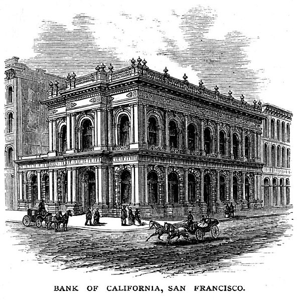 The Bank of California in 1875