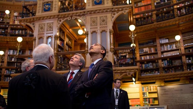 File:Barack Obama & Stephen Harper in Library of Parliament 2-19-09.JPG