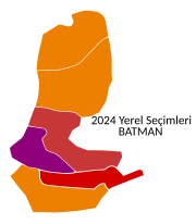 Batman'da 2024 Türkiye Yerel Seçimleri