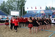 Deutsch: Beachhandball Europameisterschaften 2019 (Beach handball Euro); Tag 6: 7. Juli 2019 – Siegerehrungen English: Beach handball Euro; Day 6: 7 July 2019 – Medal ceremony