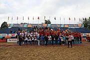 Deutsch: Beachhandball Europameisterschaften 2019 (Beach handball Euro); Tag 6: 7. Juli 2019 – Siegerehrungen English: Beach handball Euro; Day 6: 7 July 2019 – Medal ceremony