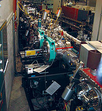 A beamline for synchrotron light at Brookhaven. Beamline at Brookhaven National Laboratory.jpg