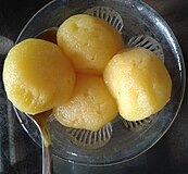 Orange Roshogolla, popular as Kamala bhog