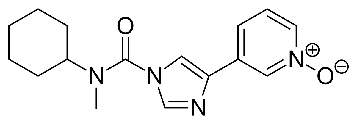 BIA 10-2474 is an experimental fatty acid amide hydrolase inhibitor developed by the Portuguese pharmaceutical company Bial-Portela & Ca. SA. It i